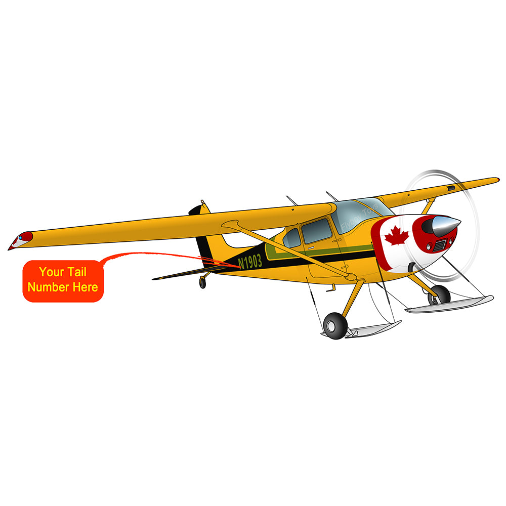 Airplane Design (Yellow/Black) - AIR35JJ180-YB1