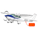 Airplane Design (Blue #4) - AIR35JJ182-B4