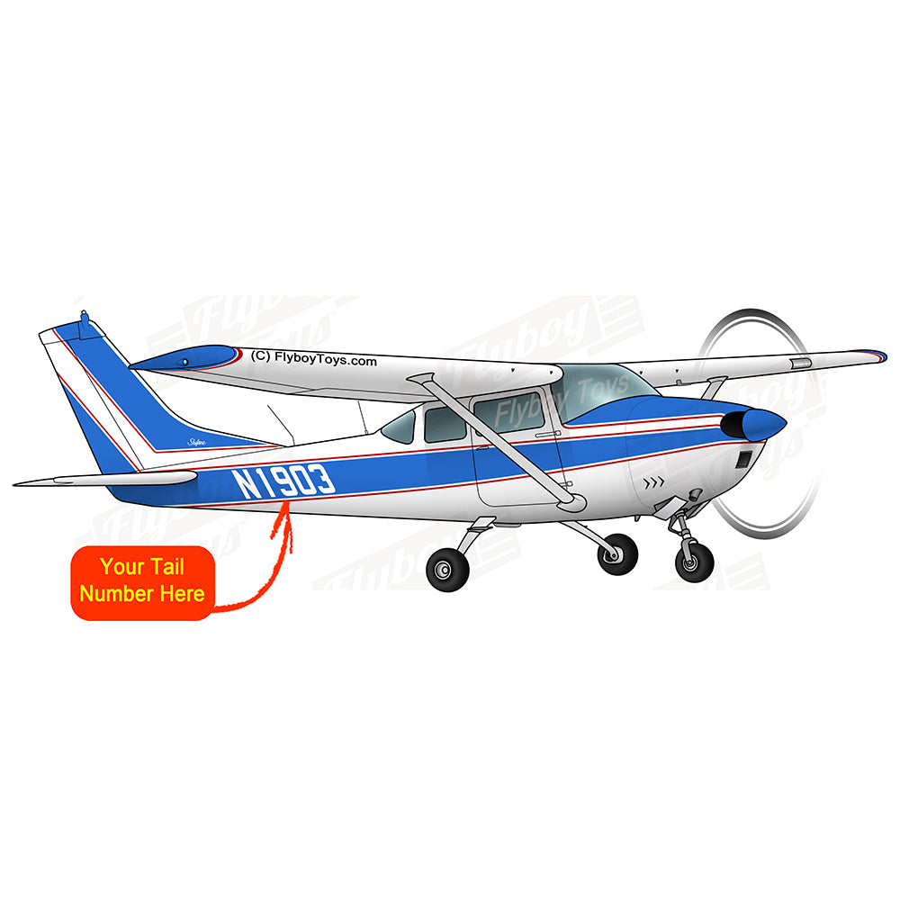 Airplane Design (Blue/Red #4) - AIR35JJ182-BR4