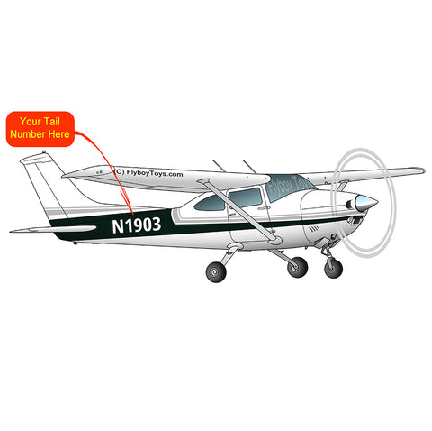 Airplane Design (Silver/Green) - AIR35JJ182-SG1