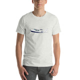 Airplane T-shirt AIR35JJ21035EKLI9FE-BG1 - Personalized w/ Your N#