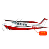Airplane Design (Red/Silver) - AIR35JJ21035EKLI9FE-RS1