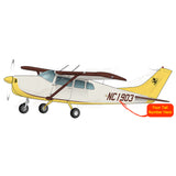 Airplane Design (Yellow/Brown) - AIR35JJ210A-YB1