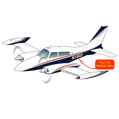 Airplane Design (Blue/Gold/Red) - AIR35JJ310-BGR2