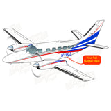 Airplane Design (Grey/Blue/Red) - AIR35JJ441-GRB1