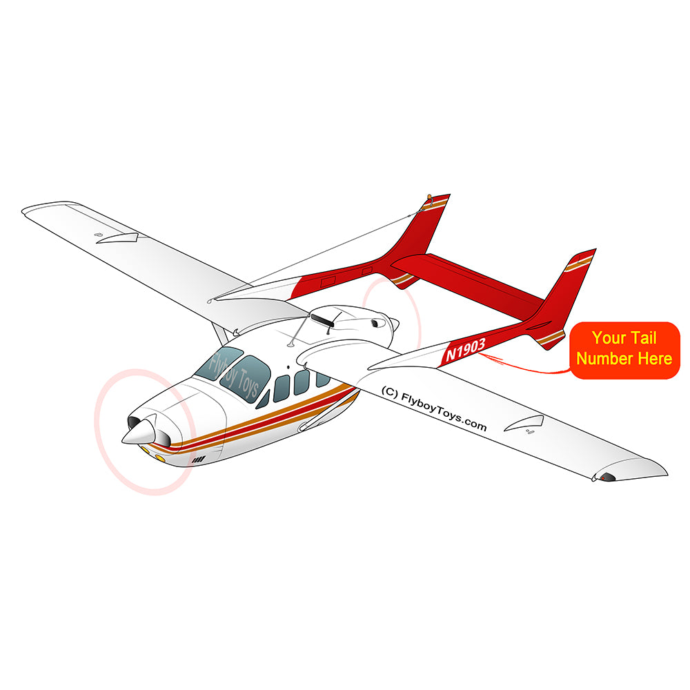 Airplane Design (Red/Orange) - AIR35JJJBPD1JK5I-RO1