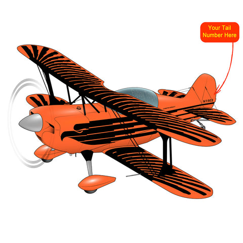 Airplane Design (Orange/Black) - AIR38I517-OB1