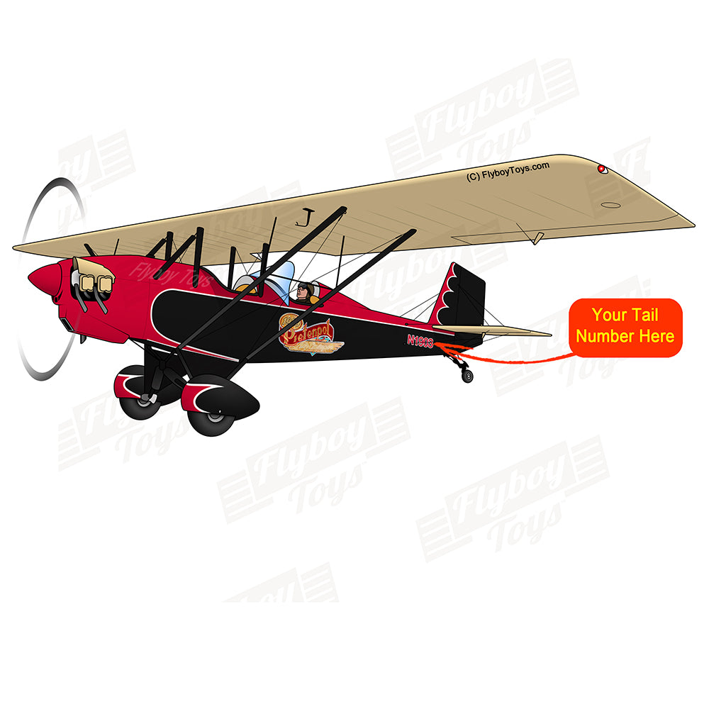 Airplane Design (Red/Black) - AIR3FIG95-RB1