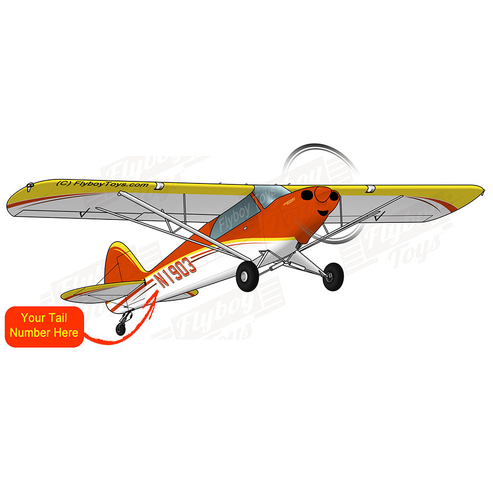 Airplane Design (Orange/Yellow) - AIR3L2CC11160-OY1