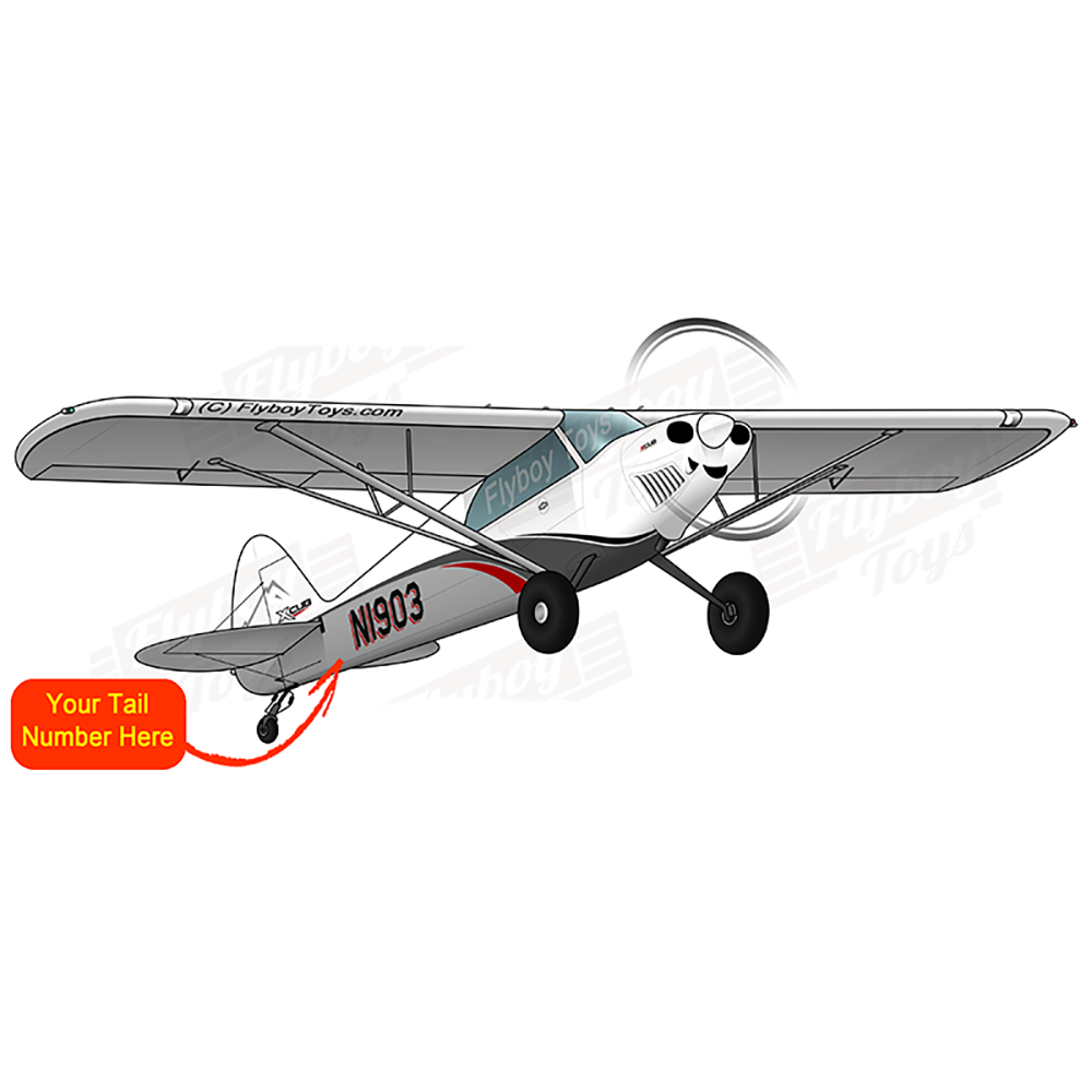 Airplane Design (Red/Silver) - AIR3L2CC19180-RS1