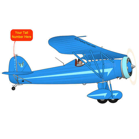 Airplane Design (Blue #1) - AIR41MD1W-B1