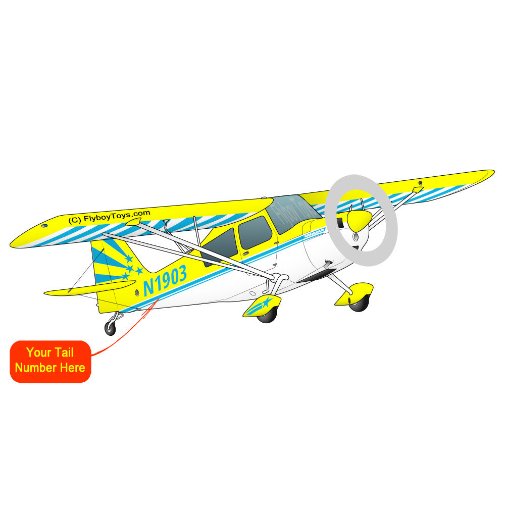 Airplane Design (Yellow/Blue) - AIR453JLG-YB1