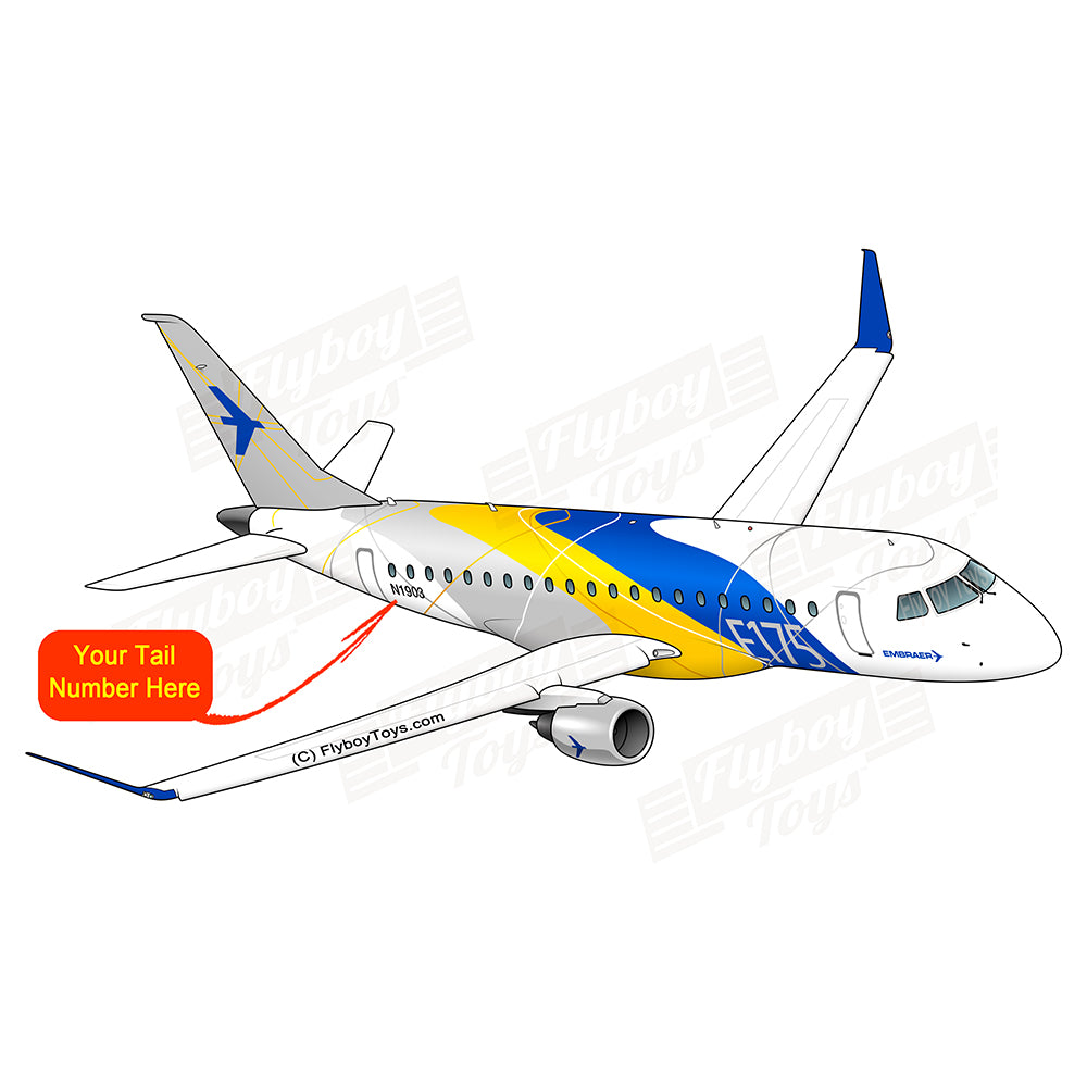 Airplane Design (Yellow/Blue) - AIR5D2175-YB1