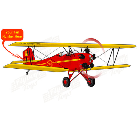 Airplane Design (Red/Yellow) - AIR6C5DF42-RY1
