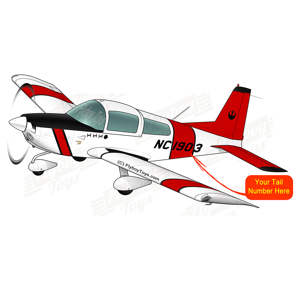 Airplane Design (Red/Black) - AIR7ILKI1AA5-RB3
