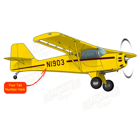 Airplane Design (Yellow/Red) - AIRB9KMODEL2-YR1