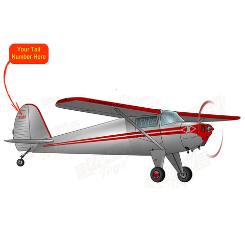 Airplane Design (Red/Silver) - AIRCLJ8-RS1