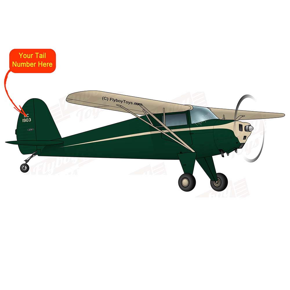 Airplane Design (Green/Cream) - AIRCLJ8A-GC1