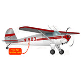 Airplane Design (Silver/Red) - AIRCLJ8A-SR3