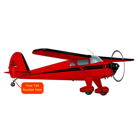 Airplane Design (Red/Black) - AIRCLJ8E-RB1