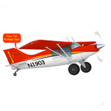 Airplane Design (Red/Black/Yellow) - AIRD1LM5-RBY1