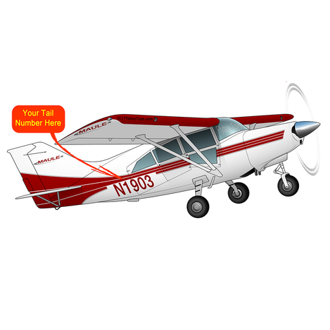 Airplane Design (Red/Silver) - AIRD1LMT7-RS1