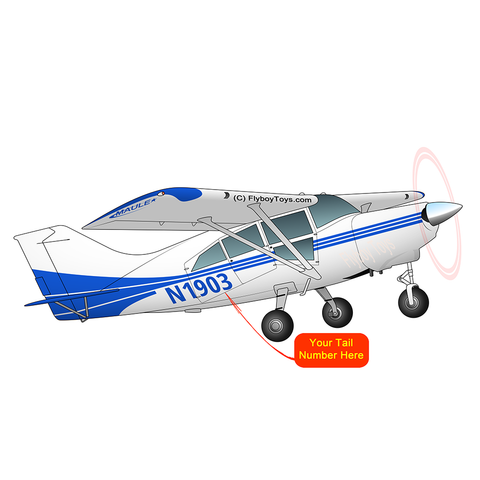 Airplane Design (Blue) - AIRD1LSR-B1