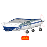 Airplane Design (Blue #2) - AIRD1LSR-B2