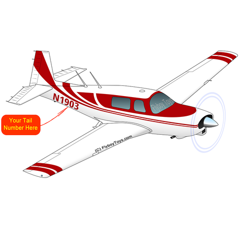 Airplane Design #2 (Red) - AIRDFF-R2