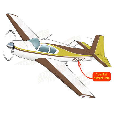 Airplane Design (Yellow/Brown#2) -AIRDFFM20-YB2