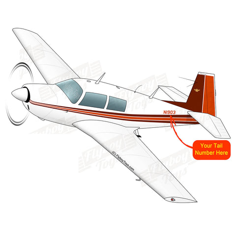 Airplane Design (Brown/Orange) - AIRDFFM20C-BO1