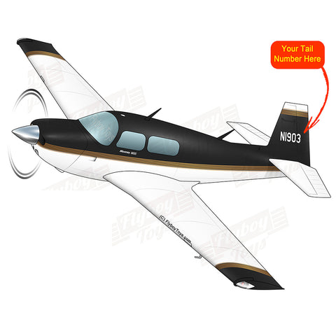 Airplane Design (Black/Gold) - AIRDFFM20J-BG1