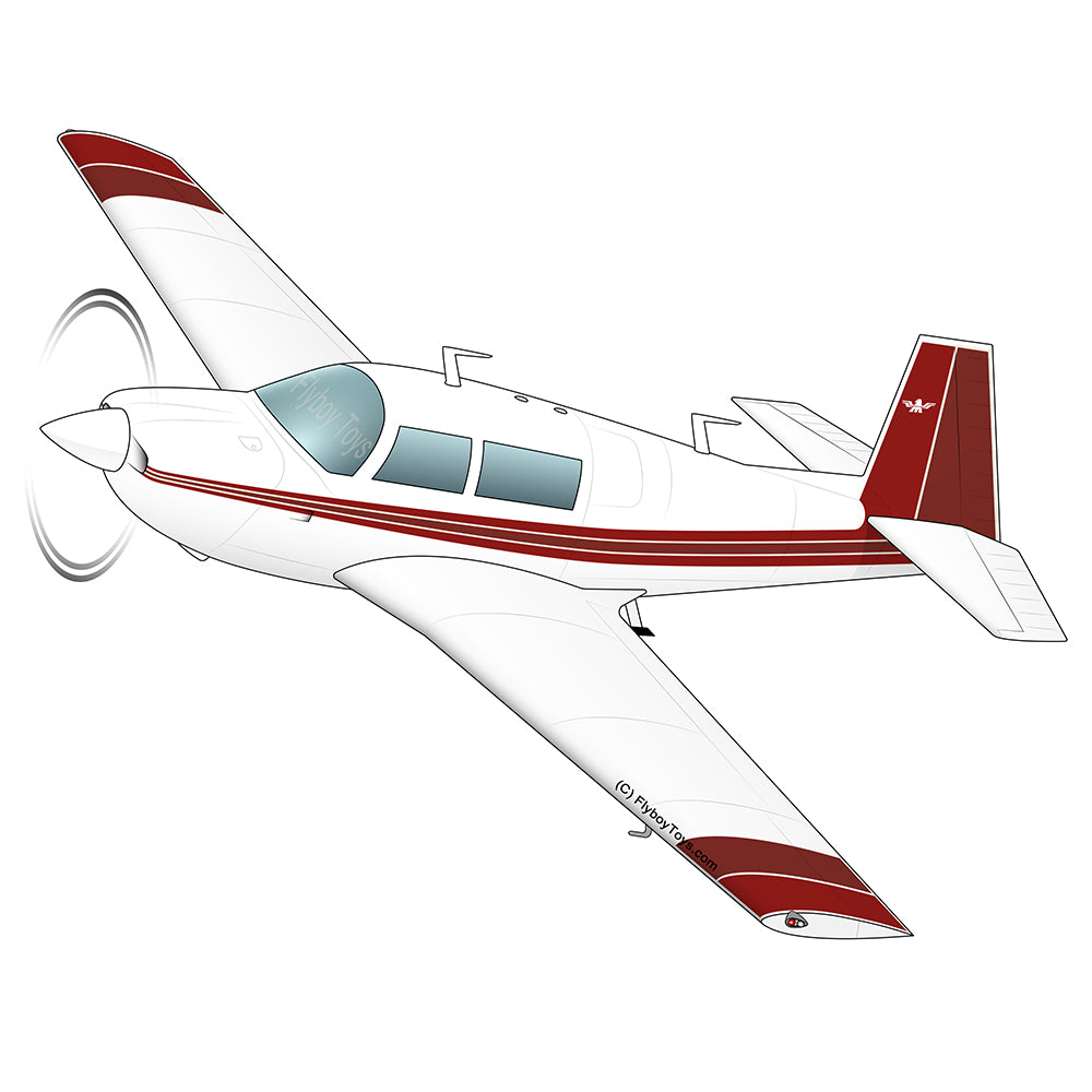 Airplane Design (Burgundy/Maroon) - AIRDFFM20J-BM1