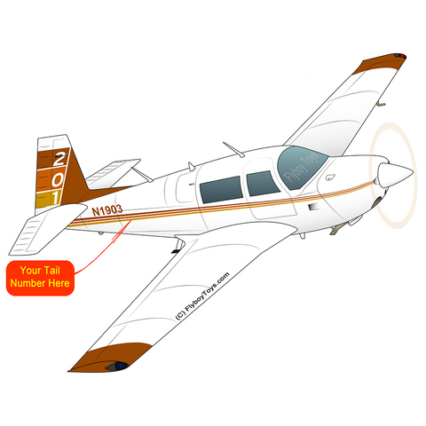 Airplane Design (Brown) - AIRDFFM20J-BRN1
