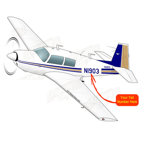 Airplane Design (Navy/Cream) - AIRDFFM20J-NC1