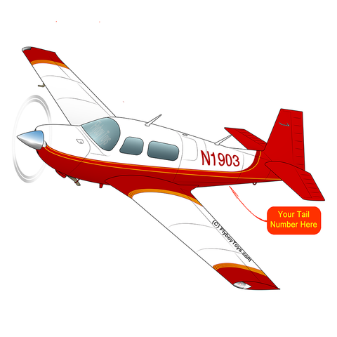 Airplane Design (Red/Orange) - AIRDFFM20J-RO1