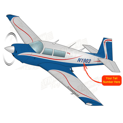 Airplane Design (Silver/Blue/Red) - AIRDFFM20J-SBR1