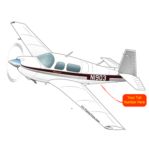 Airplane Design (Brown/Silver) - AIRDFFM20K-BS1