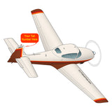 Airplane Design (Brown) - AIRE1MNA145-BRN1