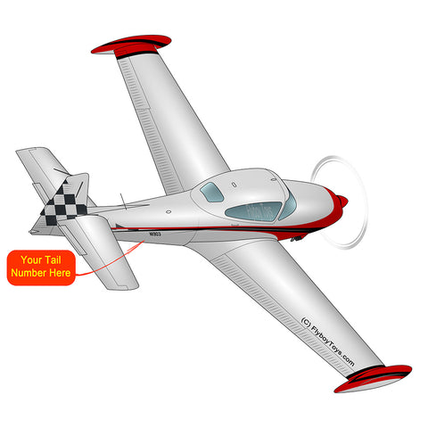 Airplane Design (Red) - ﻿﻿AIRE1MNA145-R1