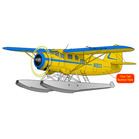 Airplane Design (Yellow/Blue) - AIREFFEFIFL-YB1