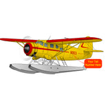 Airplane Design (Yellow/Red) - AIREFFEFIFL