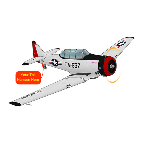 Airplane Design (Red/Silver/Black) - AIREFIAT6-RSB1