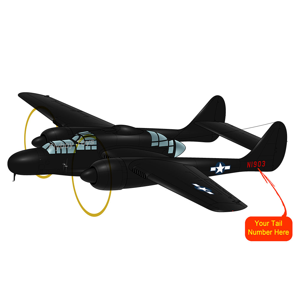 Airplane Design (Black) - ﻿﻿AIREFIP61-B1