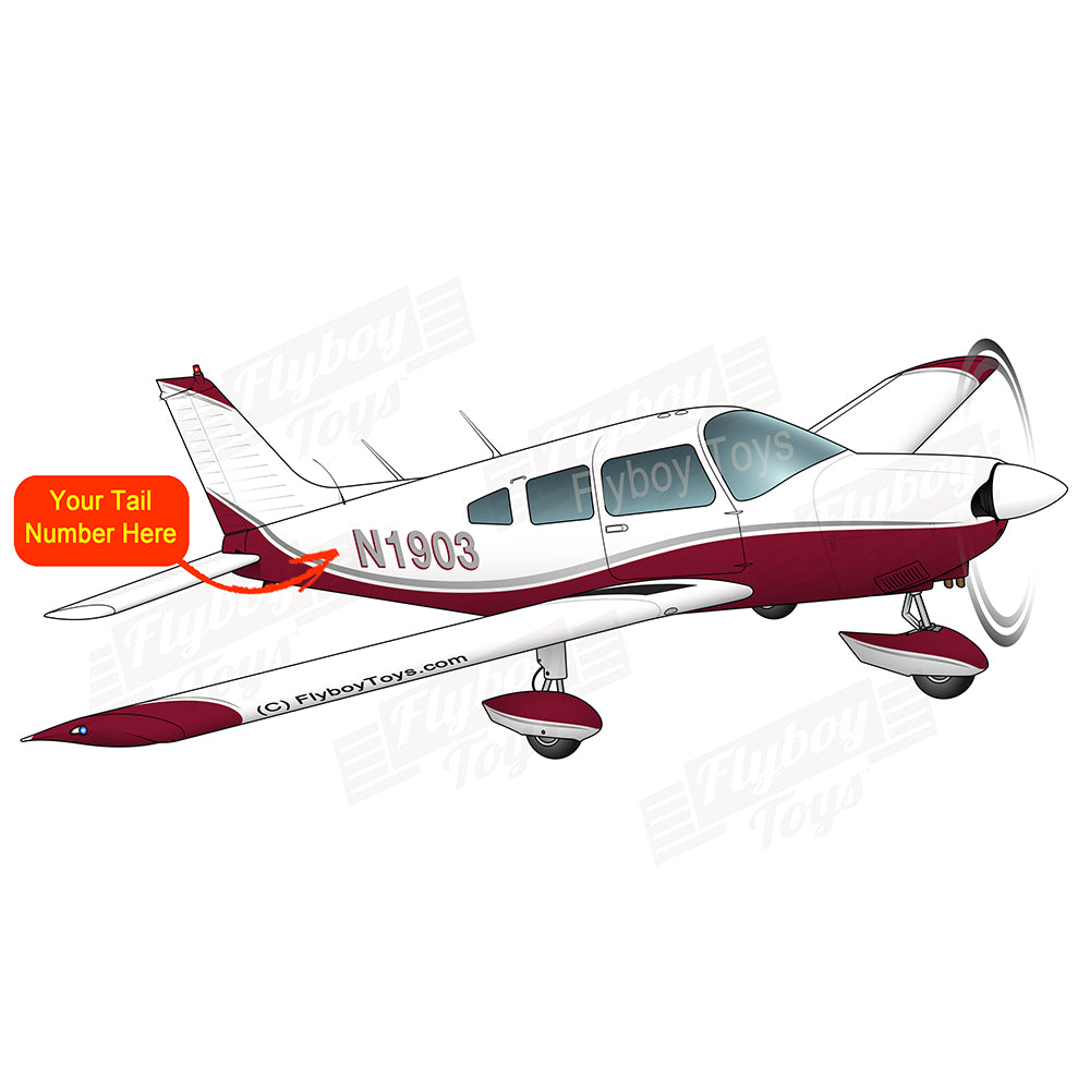 Airplane Design (Burgundy/Grey) - AIRG9G1I3II-BG2