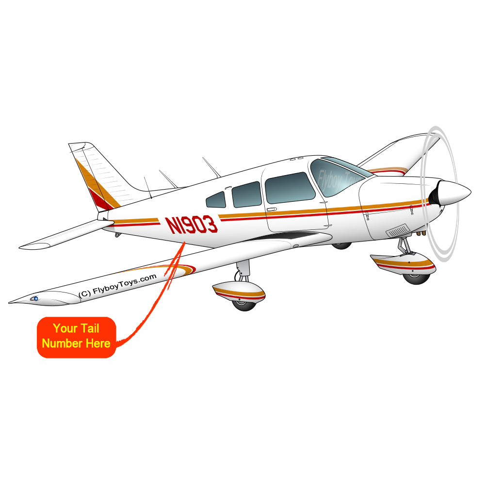 Airplane Design (Orange/Red) - AIRG9G1I3II-OR1