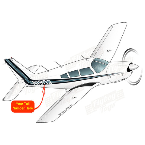 Airplane Design (Teal/Black) - AIRG9G1II-TB1