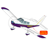 Airplane Design (Violet/Yellow) - AIRG9G385140-VY1