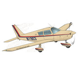 Airplane Design (Cream/Blue/Red) - AIRG9G385180-CBR1