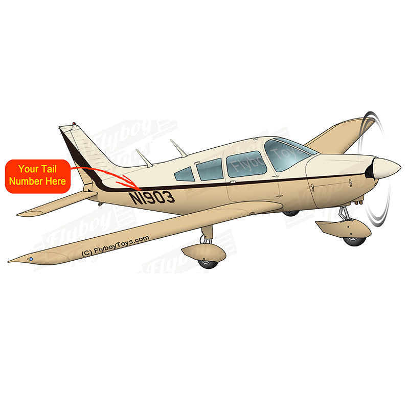Airplane Design (Tan/Brown) - AIRG9G385180-TB1